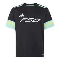 adidas F50 Short Trikot Kinder - black/pulmin/sollem