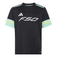 adidas F50 Short Trikot Kinder - black/pulmin/sollem