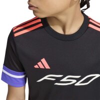 adidas F50 Short Trikot Kinder - black/solpur/white