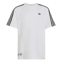adidas Graphic Loose T-Shirt Kinder - white/black