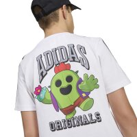 adidas Graphic Loose T-Shirt Kinder - white/black