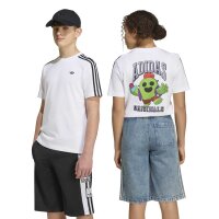 adidas Graphic Loose T-Shirt Kinder - white/black