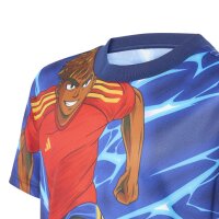 adidas LY Ani T-Shirt Kinder - dkblue/selubl