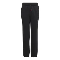 adidas Slogan Fleece lange Hose Kinder - black/purrub