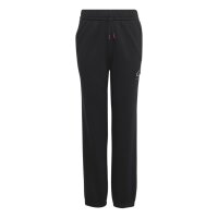 adidas Slogan Fleece lange Hose Kinder - black/purrub