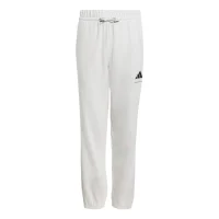 adidas Slogan Fleece lange Hose Kinder - white/black