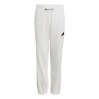 adidas Slogan Fleece lange Hose Kinder - white/black