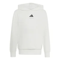 adidas Slogan Fleece Hoodie Kinder - white