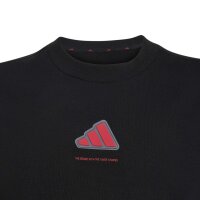 adidas Slogan Single Jersey T-Shirt Kinder - black