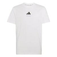 adidas Slogan Single Jersey T-Shirt Kinder - white