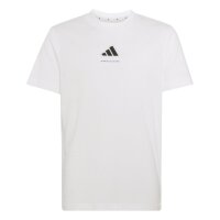 adidas Slogan Single Jersey T-Shirt Kinder - white