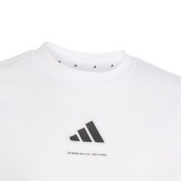 adidas Slogan Single Jersey T-Shirt Kinder - white