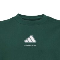 adidas Slogan Single Jersey T-Shirt Kinder - cgreen