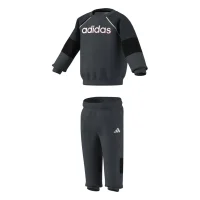 adidas Inf Linear Set Baby - dgreyh/aurink/white