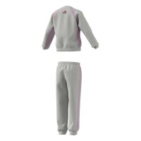 adidas LG Linear Set Kinder - lgreyh/clpink/duamag