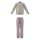 adidas LG Linear Set Kinder - crewht/clpink/dualma