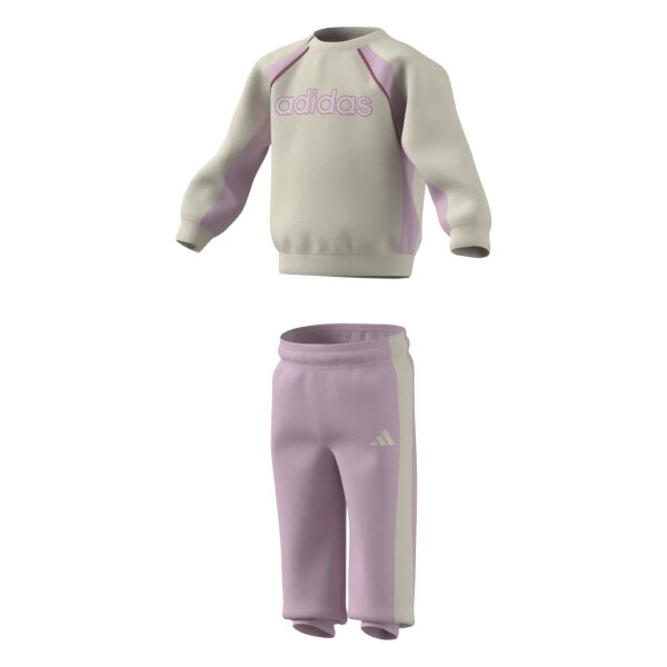 adidas Ing Linear Set Baby - crewht/clpink/duamag