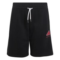 adidas French Terry Slogan Shorts Kinder - black