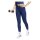 adidas 3 Stripes Studio All ME 7/8 X-Over Leggings Damen - dkblue