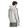 adidas Essentials Three Stripes French Terry Kapuzenjacke Herren - mgreyh/white
