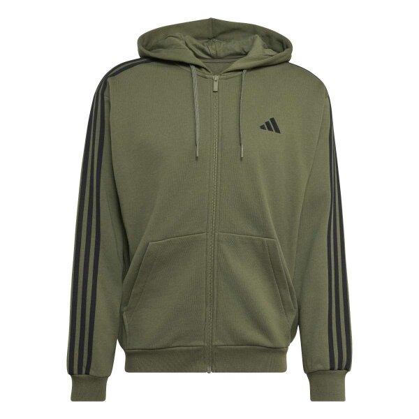 adidas Essentials Three Stripes French Terry Kapuzenjacke...