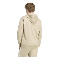 adidas Essentials Three Stripes French Terry Kapuzenjacke Herren - khathr/white