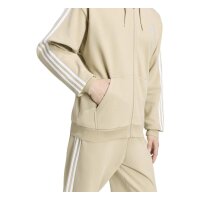 adidas Essentials Three Stripes French Terry Kapuzenjacke Herren - khathr/white