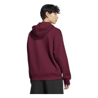 adidas Essentials Three Stripes French Terry Kapuzenjacke Herren - teamar/black