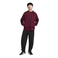 adidas Essentials Three Stripes French Terry Kapuzenjacke Herren - teamar/black