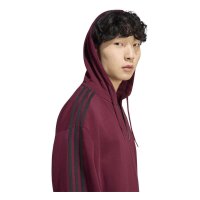 adidas Essentials Three Stripes French Terry Kapuzenjacke Herren - teamar/black