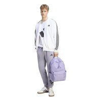 adidas Essentials Three Stripes French Terry Kapuzenjacke Herren - white/black