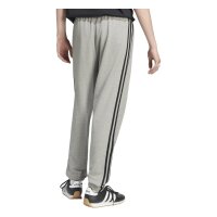 adidas Essentials Three Stripes French Terry lange Hose Herren - mgreyh/white