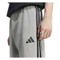 adidas Essentials Three Stripes French Terry lange Hose Herren - mgreyh/white