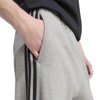 adidas Essentials Three Stripes French Terry lange Hose Herren - mgreyh/white