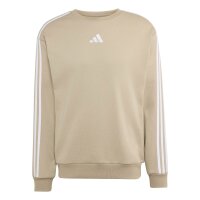 adidas Essentials Three Stripes French Terry Sweatshirt Herren - khathr/white