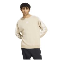 adidas Essentials Three Stripes French Terry Sweatshirt Herren - khathr/white