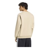 adidas Essentials Three Stripes French Terry Sweatshirt Herren - khathr/white