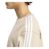 adidas Essentials Three Stripes French Terry Sweatshirt Herren - khathr/white