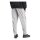 adidas Essentials Three Stripes Single Jersey lange Hose Herren - mgreyh/white