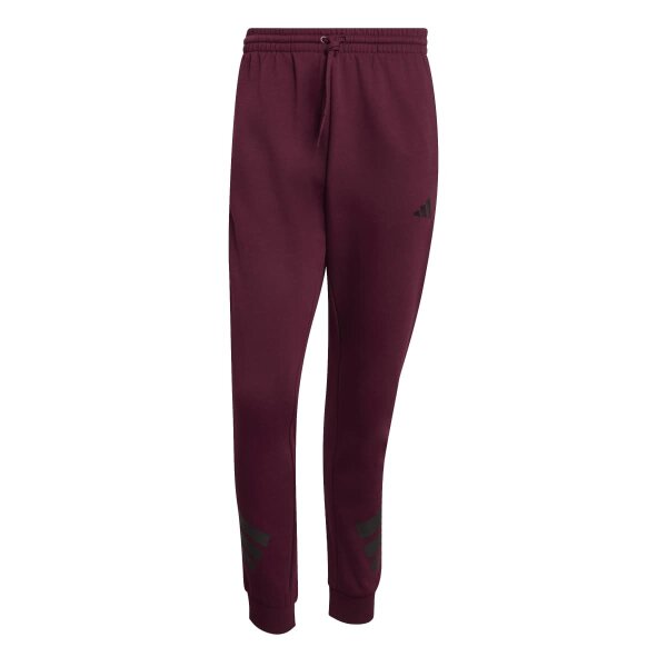 adidas Fleece 3-Stripes lange Hose Herren - maroon