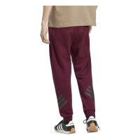 adidas Fleece 3-Stripes lange Hose Herren - maroon