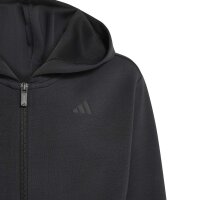 adidas G Full-Zip Kapuzenjacke Kinder - black