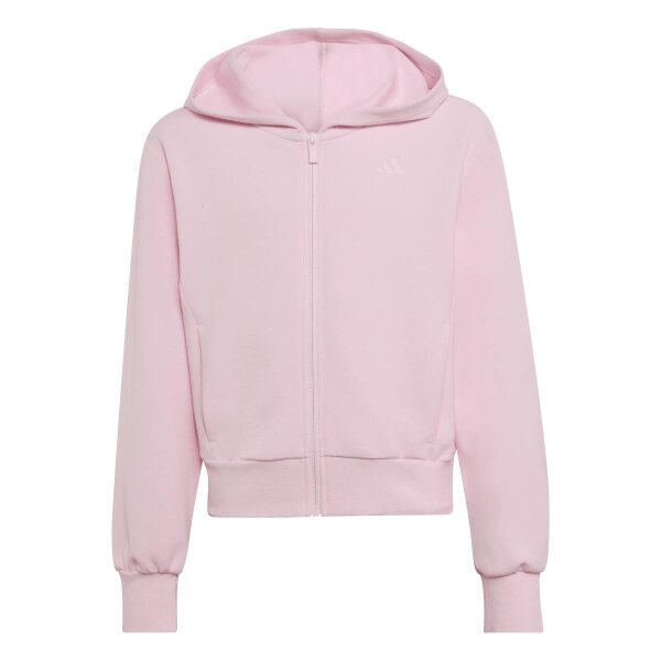adidas G Full-Zip Kapuzenjacke Kinder - clpink