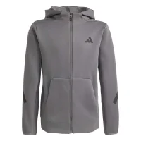adidas Z.N.E. Full-Zip Kapuzenjacke Kinder - grefiv/black