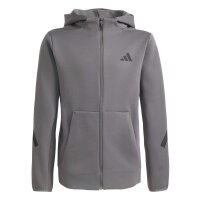 adidas Z.N.E. Full-Zip Kapuzenjacke Kinder - grefiv/black