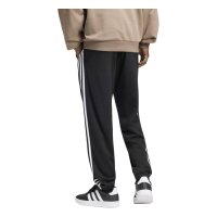 adidas Essentials Three Stripes French Terry lange Hose Herren - black/white