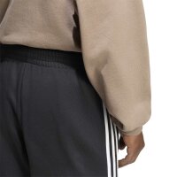 adidas Essentials Three Stripes French Terry lange Hose Herren - black/white