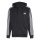 adidas Essentials Three Stripes French Terry Kapuzenjacke Herren - black/white