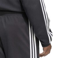 adidas Essentials Three Stripes Single Jersey lange Hose Herren - black/white