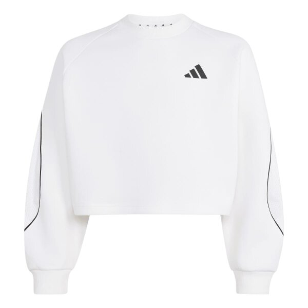 adidas Stadium Sweatshirt Kinder - white/black